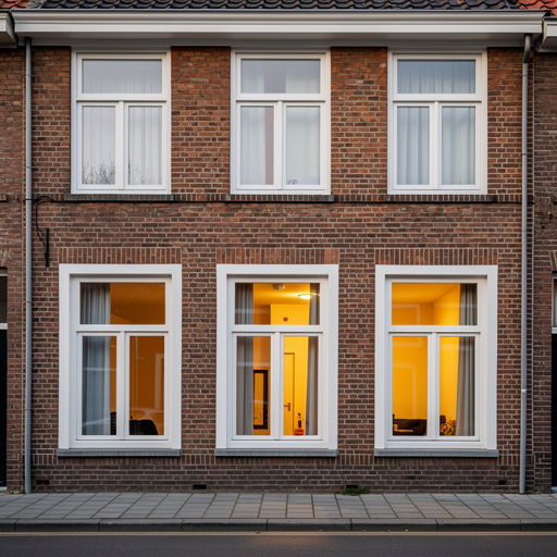 foto van ouderwetse huizen